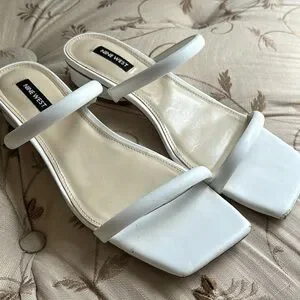 Nine West | Shoes | Nine West Morella Slide Sandals 95 White